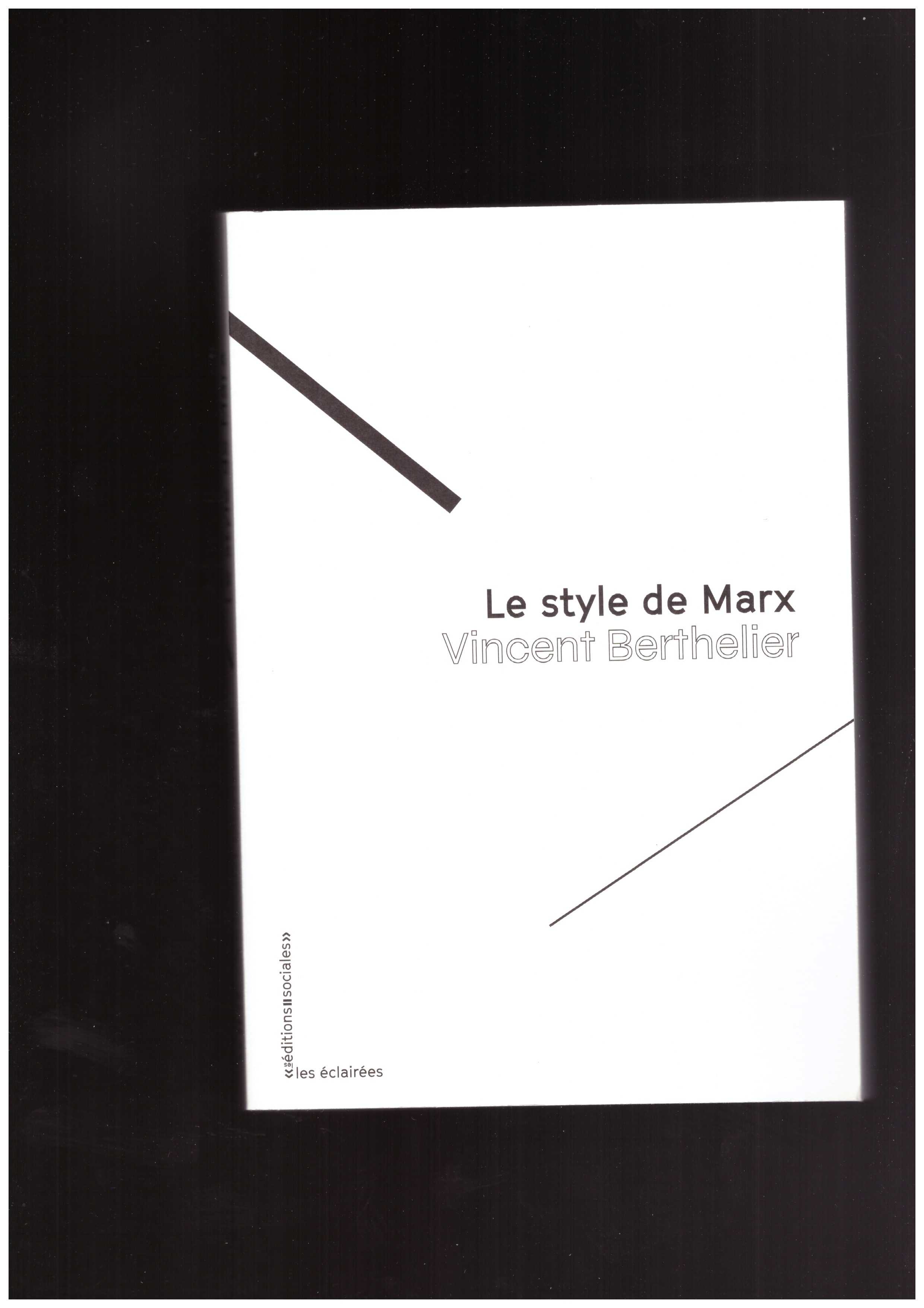 BERTHELIER, Vincent - Le style de Marx